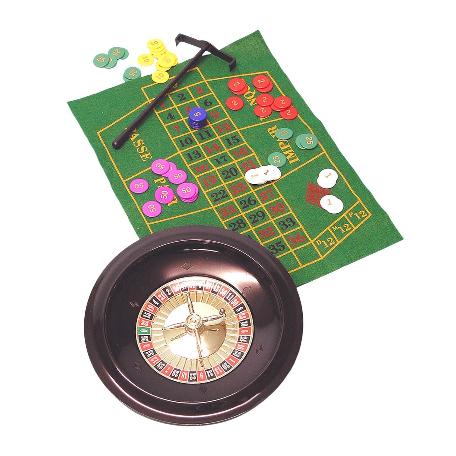 Board Game With Chips - Rueda de ruleta de 10 pulgadas