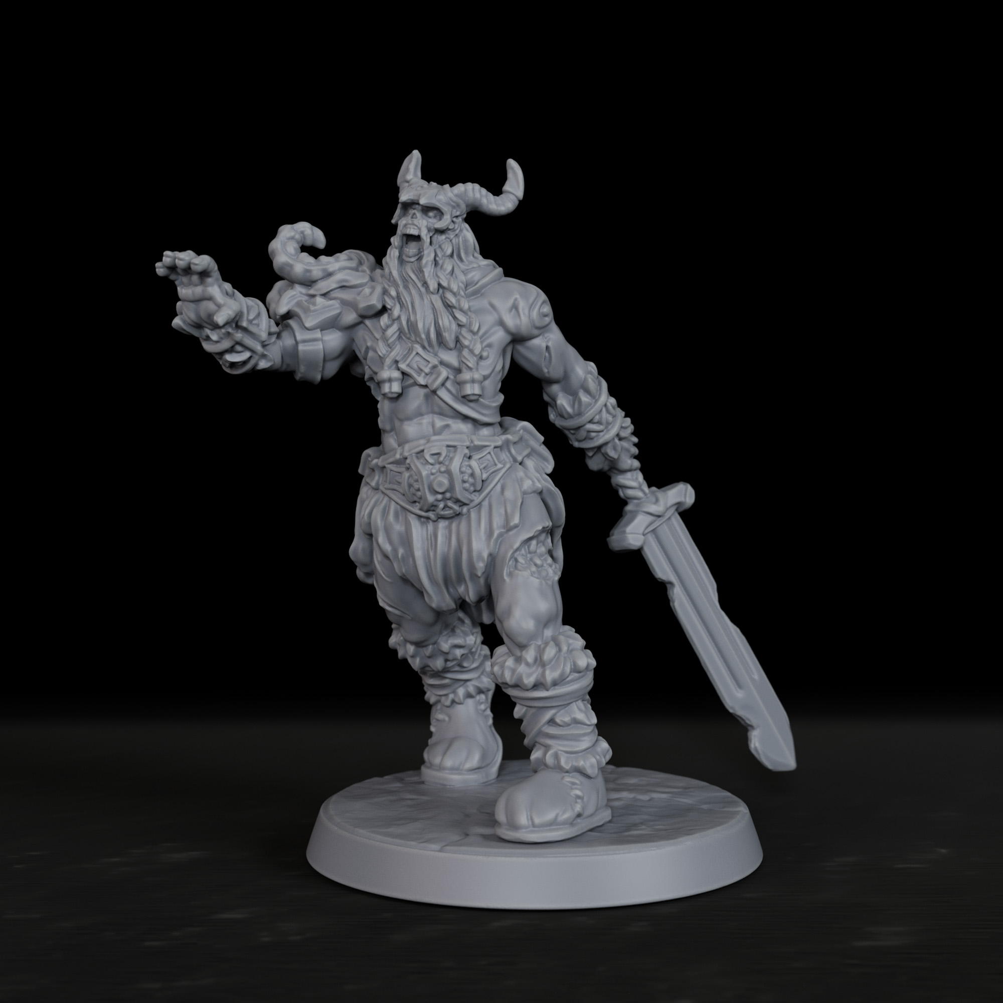 Board Game Zombie - Miniatura de Gigante Zombie de RPG