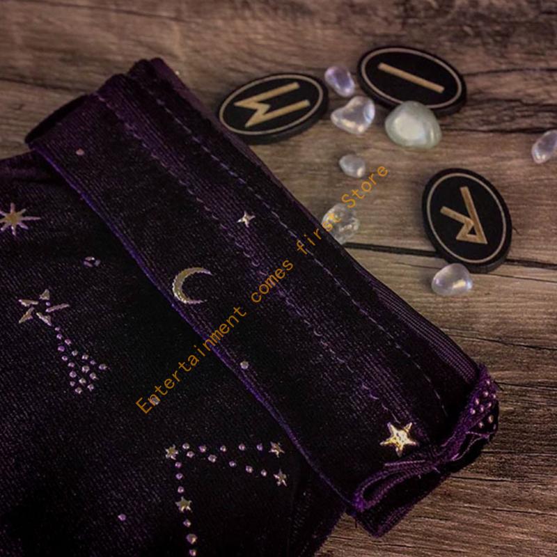 Board Game Store - Bolsa runas Tarot franela, bolsa con