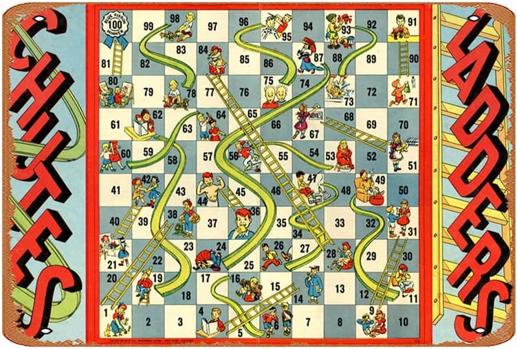 Board Game Cafe - Letrero Metálico Vintage del Juego de