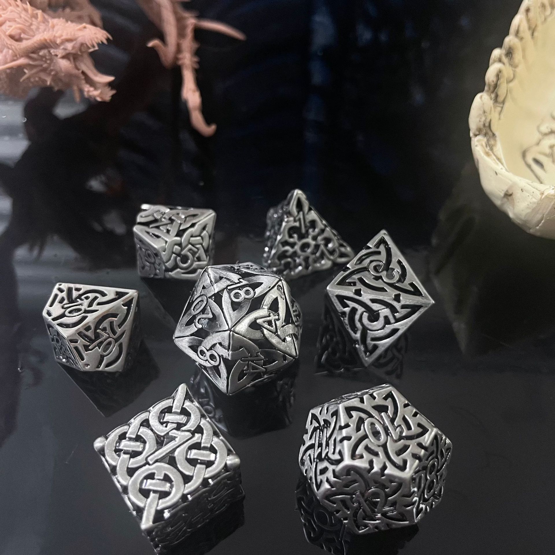 Piezas de Cosplay de 7 D4-D20, - Board Game Dnd reseña y precio