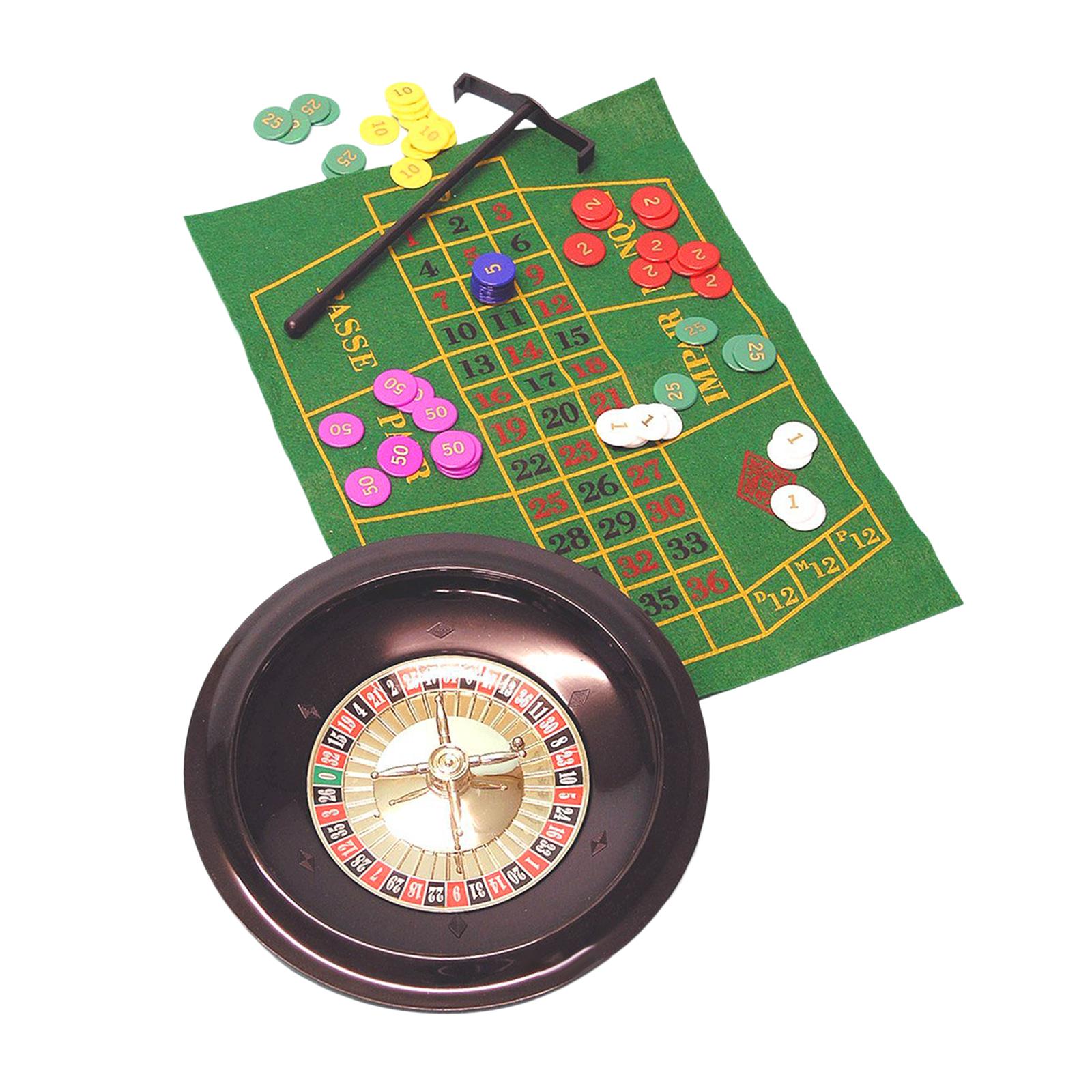 Rueda de ruleta de 10 pulgadas - Board Game With Chips reseña y precio