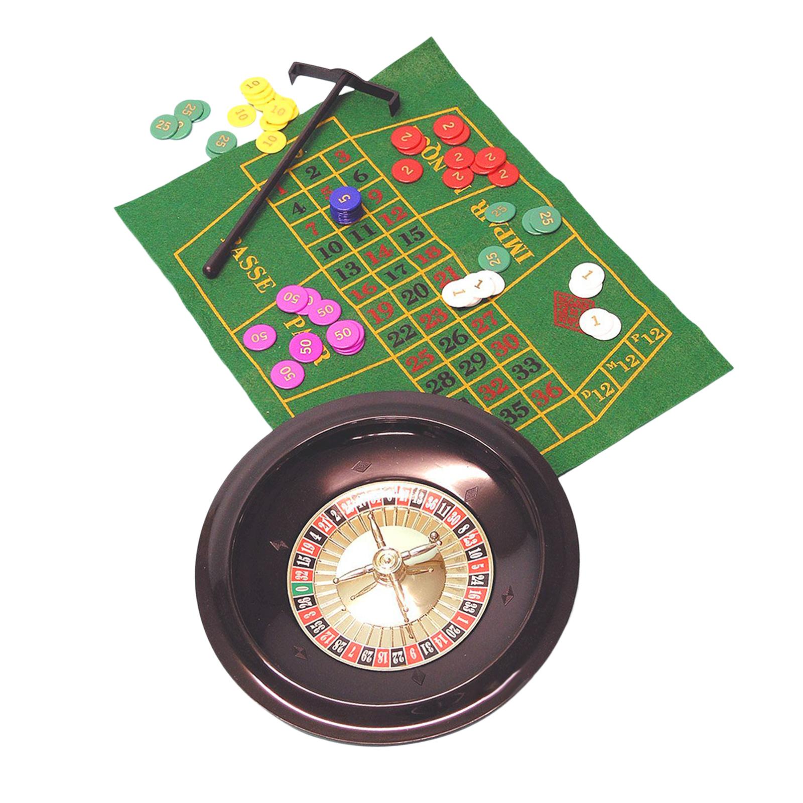 Rueda de ruleta de 10 pulgadas - Board Game With Chips reseña y precio