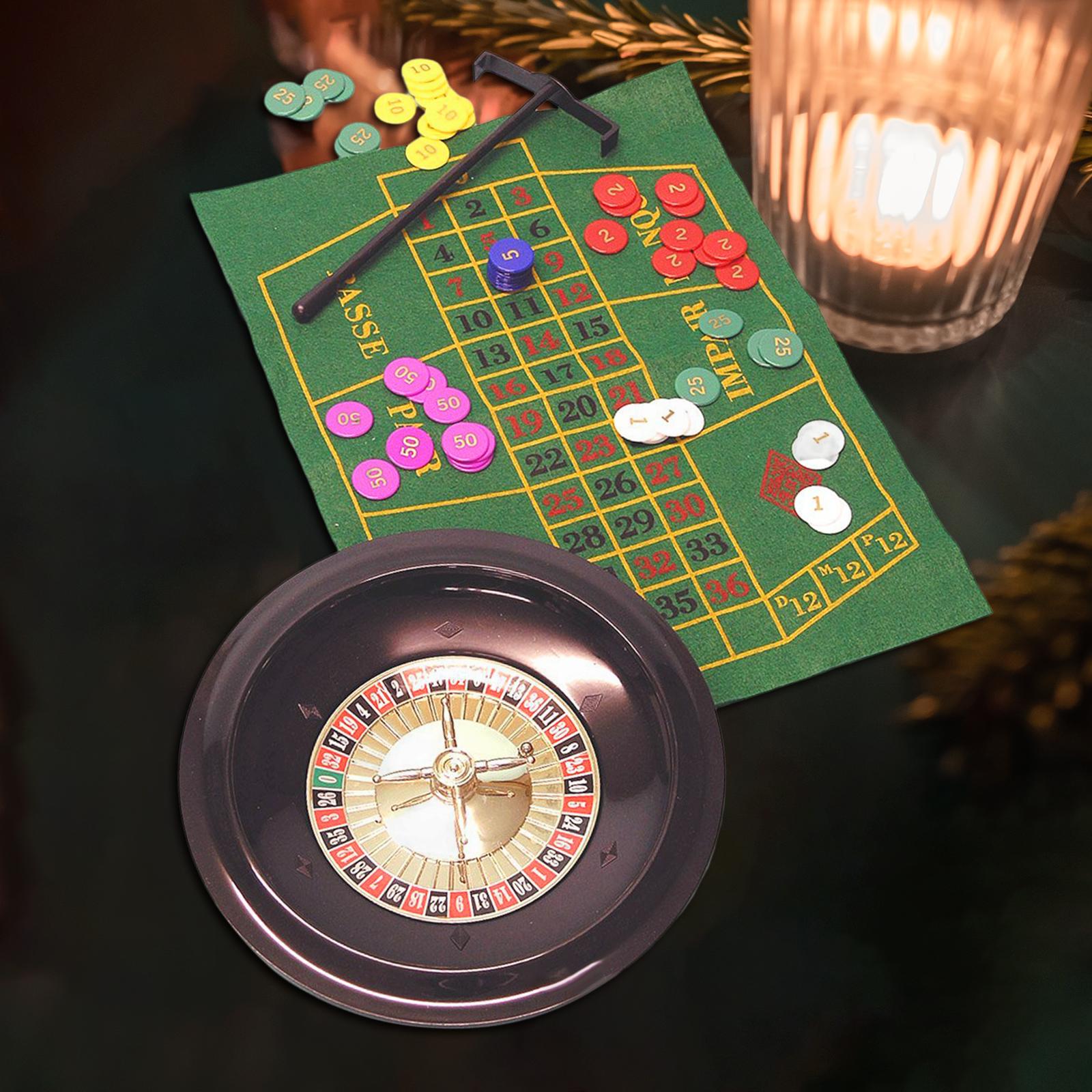 Rueda de ruleta de 10 pulgadas - Board Game With Chips reseña y precio