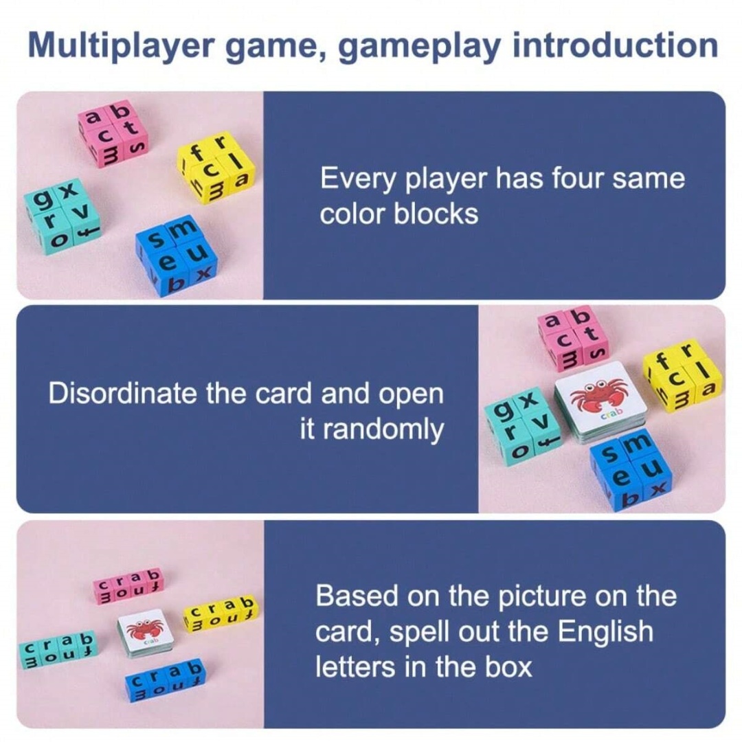 Juego de mesa de deletreo del  - Board Game For 6 Years Old reseña y precio