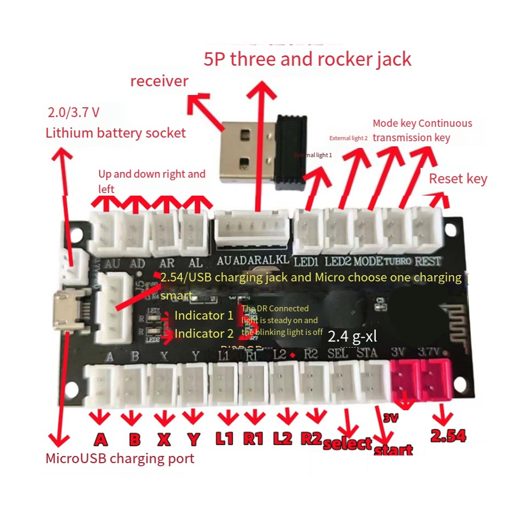 L77A 2.4G Kit de piezas DIY pa - Board Game Pc reseña y precio