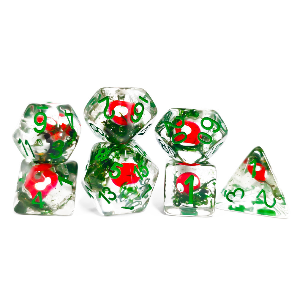 7 unids/set dados DND resina t - Board Game Dnd reseña y precio