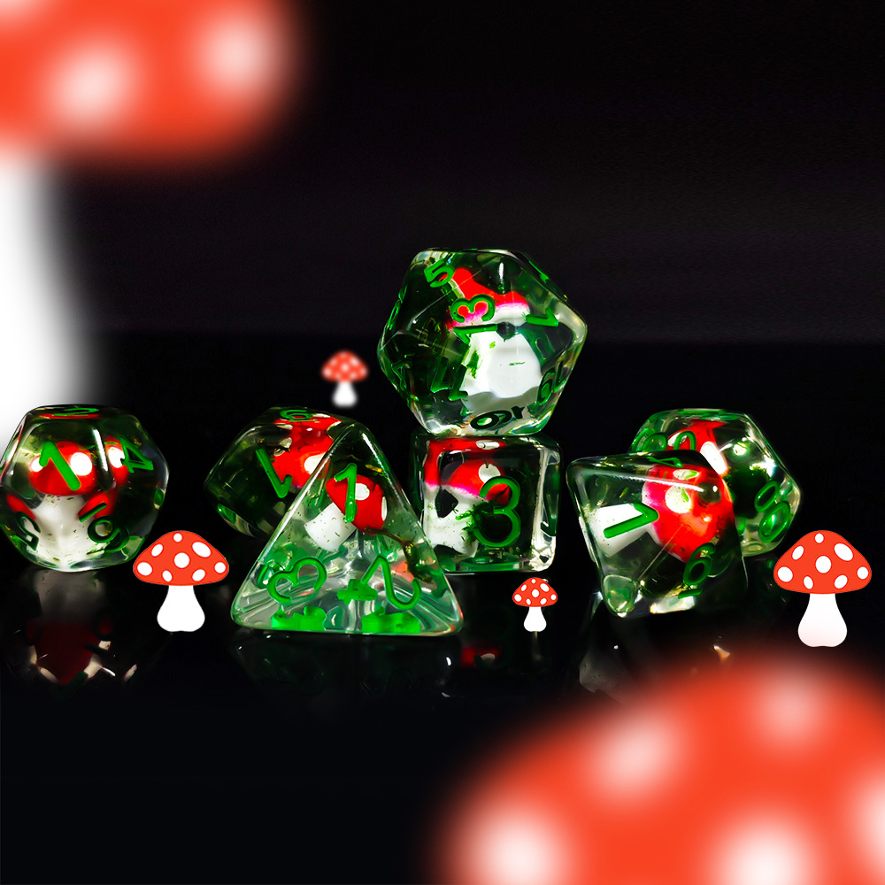 7 unids/set dados DND resina t - Board Game Dnd reseña y precio