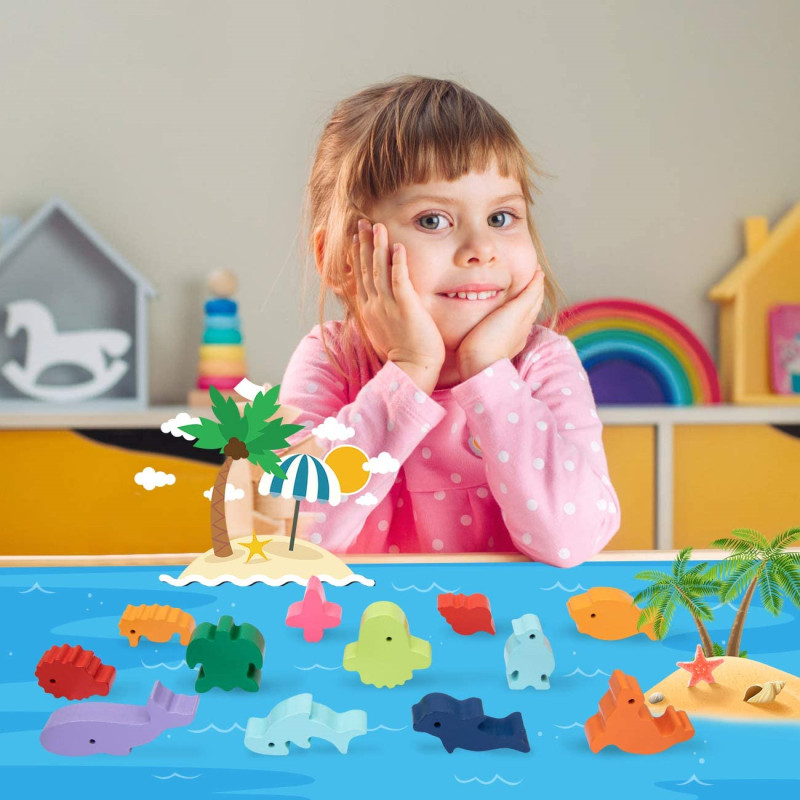 Nuevos niños Montessori bloque - Board Game For 6 Years Old reseña y precio