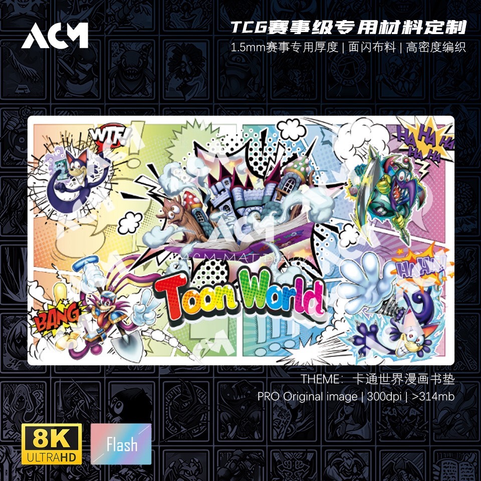600x350mm Yu-Gi-Oh! Toon World - Board Game China reseña y precio