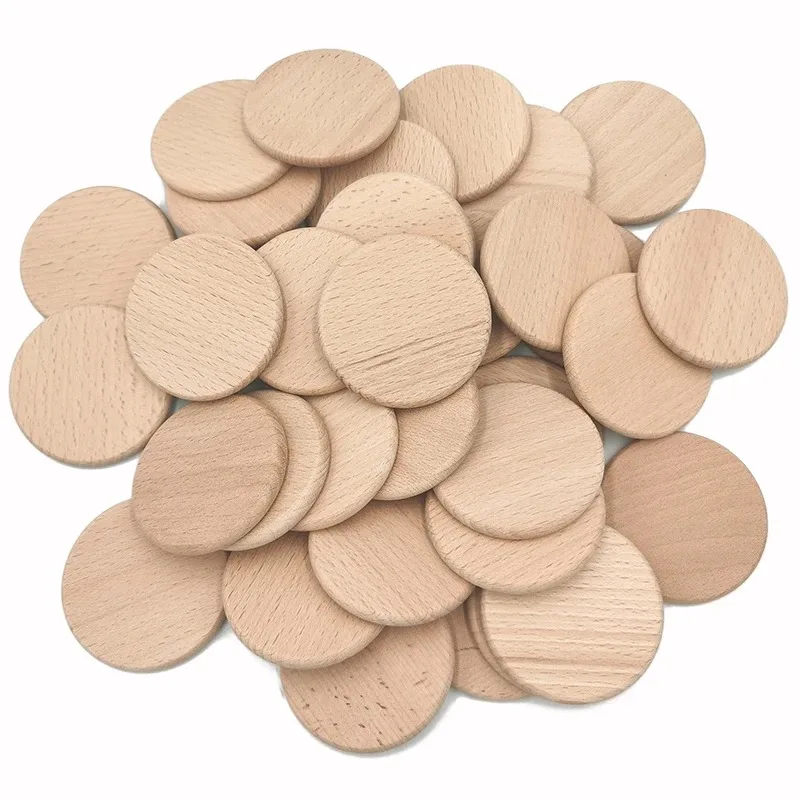 50 Piezas de Círculos de Mader - Board Game With Chips reseña y precio