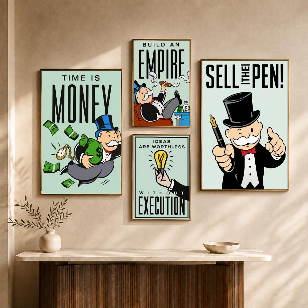Póster Decorativo de Monopoly, - Board Game Cafe reseña y precio