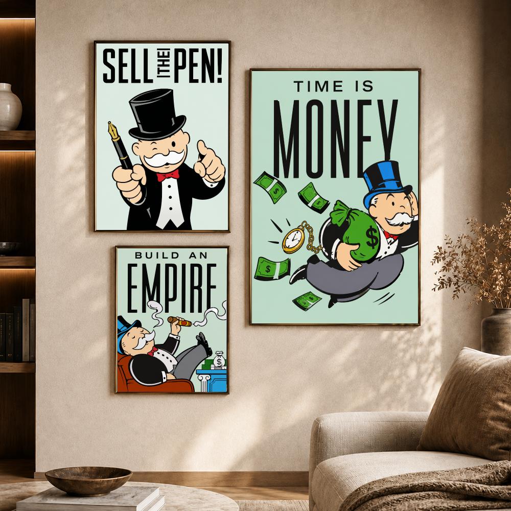 Póster Decorativo de Monopoly, - Board Game Cafe reseña y precio