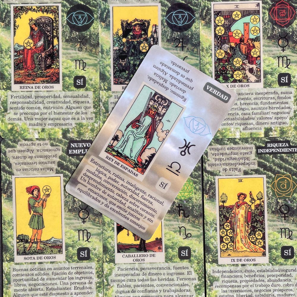 78 Cartas del Tarot en Español - Board Game Oracle reseña y precio